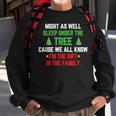 Sleep Under Tree I'm The In The Family Christmas Sweatshirt Gifts for Old Men
