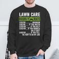 Vintage Landscaper Law Mowing Hourly Rate Mens Sweatshirt Gifts for Old Men