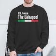 Gabagool Italy For Italians Capicola Nj New Jersey Sweatshirt Gifts for Old Men