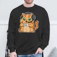 Gaming Gato Iideojuego Iideojuego I Ordenador I Pc Camisa de entrenamiento Regalos para ancianos