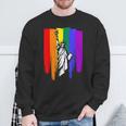 Gay Pride New York Lgbt Statue Of Liberty For New Yorker Sweatshirt Gifts for Old Men