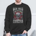 Geh Weg Ich Bin Ein Grumprischer Alter Mann Skull Sweatshirt Geschenke für alte Männer