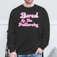 Gelangweilt Von Der Patriarchat Clothing Blue Sweatshirt Geschenke für alte Männer