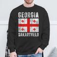 Georgia Georgia Sakartvelo Flag S Sweatshirt Geschenke für alte Männer