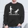 German Shepherd Dad Dinosaur Gsd Owners Father's Day Sweatshirt Gifts for Old Men
