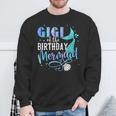 Gigi Of The Birthday Mermaid Family Matching Party Squad Sweatshirt Gifts for Old Men