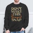 Ginger Snap Red Heads Outfit Ginger Pride Sweatshirt Gifts for Old Men