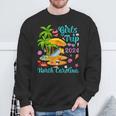 Girls Trip 2024 Palm Tree Sunset North Carolina Beach Sweatshirt Gifts for Old Men