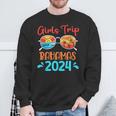 Girls Trip Bahamas 2024 Summer Vacation Beach Matching Sweatshirt Gifts for Old Men