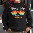 Girls Trip Panama 2024 Girls Weekend Birthday Squad Groovy Sweatshirt Gifts for Old Men