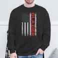 Glazier Us Flag Proud Glazier Usa Glass Artist Sweatshirt Gifts for Old Men