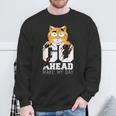 Go Ahead And Make My Day Cat Movie Quote Sweatshirt Gifts for Old Men
