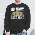 Go Navy Beat Army America's Football Game Day Helmet Sweatshirt Gifts for Old Men