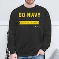 Go Navy Beat Army Morse Code Sweatshirt Gifts for Old Men