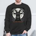The Goat Baphomet Black Phillip Sweatshirt Gifts for Old Men
