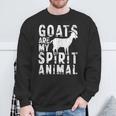 Goat Are My Spirit Animal Lover Sweatshirt Gifts for Old Men