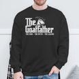 The Goatfather Goat Owner Animal Farmer Rancher Farming Sweatshirt Gifts for Old Men