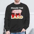 Godly Praise The Lard Bbq Holy Pig Sweatshirt Gifts for Old Men