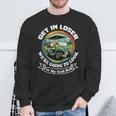 Golf Cart With A Golfer Driving Get In Loser Father's Day Sweatshirt Gifts for Old Men