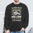 Grandad Is My Favorite Name Fathers Day For Men Sweatshirt Gifts for Old Men