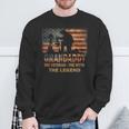 Grandaddy The Veteran Myth Legend Father's Day Sweatshirt Gifts for Old Men