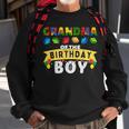 Grandma Of The Birthday Boy Building Blocks Master Builder Sweatshirt Gifts for Old Men