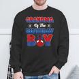 Grandma Of The Birthday Boy Spider Family Matching Sweatshirt Gifts for Old Men