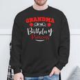 Grandma Of The Birthday Princess Strawberry Theme Bday Party Sweatshirt Gifts for Old Men