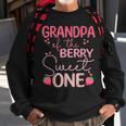 Grandpa Of The Berry Sweet One Strawberry First Birthday Sweatshirt Gifts for Old Men