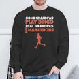Some Grandpas Play Bingo Real Grandpas Run Marathons Sweatshirt Gifts for Old Men