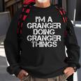 Granger Surname Family Tree Birthday Reunion Idea Sweatshirt Gifts for Old Men
