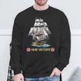 Great Britain Royal Navy Ship Of The Line Hms Victory Sweatshirt Gifts for Old Men