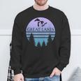 Great Lakes Of Michigan Lakes Silhouette Trees Sweatshirt Gifts for Old Men