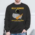 Great North American Path Of Total Solar Eclipse In April 08 Sweatshirt Gifts for Old Men