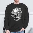 Grunge Gothic Gear Skull Graphic Retro Vintage Classic Sweatshirt Gifts for Old Men