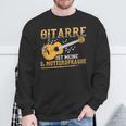 Guitar Is Meine Muttersprache Guitar Player Rock Band Sweatshirt Geschenke für alte Männer