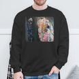 Gustav Klimt's Death And Life Famous Painting Sweatshirt Gifts for Old Men