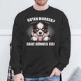 Guten Morgen Ganz Dünne Eis Border Collie Dog Sweatshirt Geschenke für alte Männer