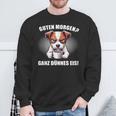 Guten Morgen Ganz Dünne Eis Jack Russell Terrier Dog Sweatshirt Geschenke für alte Männer