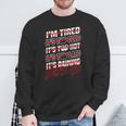 Gym Fitness Sports Workout Bodybuilding Motivation Sweatshirt Gifts for Old Men