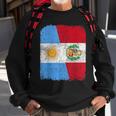 Half Argentinian Half Peruvian Flag Heritage Pride Roots Sweatshirt Gifts for Old Men