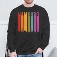 Hamburg Retro Skyline Souvenir Vintage Sweatshirt Geschenke für alte Männer