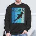 Hammerhead Shark Periodic Table Elements Retro Shark Sweatshirt Gifts for Old Men