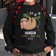 Hansen Family Name Hansen Family Christmas Sweatshirt Gifts for Old Men