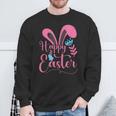 Happy Easter Bunny Ears Classic Sweatshirt Gifts for Old Men