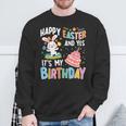 Happy Easter It's My Birthday Bunny Toddler Boys Girls Sweatshirt Gifts for Old Men