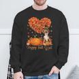 Happy Fall Y'all Beagle Dog Pumpkin Thanksgiving Sweatshirt Gifts for Old Men