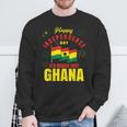 Happy Ghana Independence Day Ghanaian Ghana Flag Sweatshirt Gifts for Old Men
