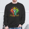 Happy Holi Festival India Colors Elephant Hindu Spring 2024 Sweatshirt Gifts for Old Men