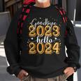 Happy New Year Goodbye 2023 Hello 2024 Sweatshirt Gifts for Old Men